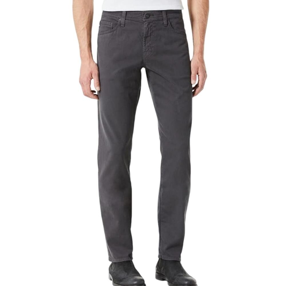 AG Mens Everette Gray Slim Straight Pants FIt 36X29 Cotton Stretch Casual Office